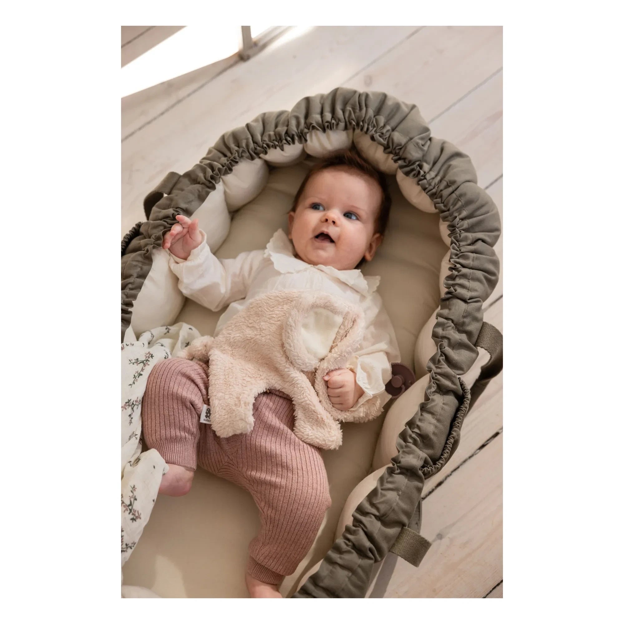 Sebra - 3 in 1 baby bassinet | Olive
