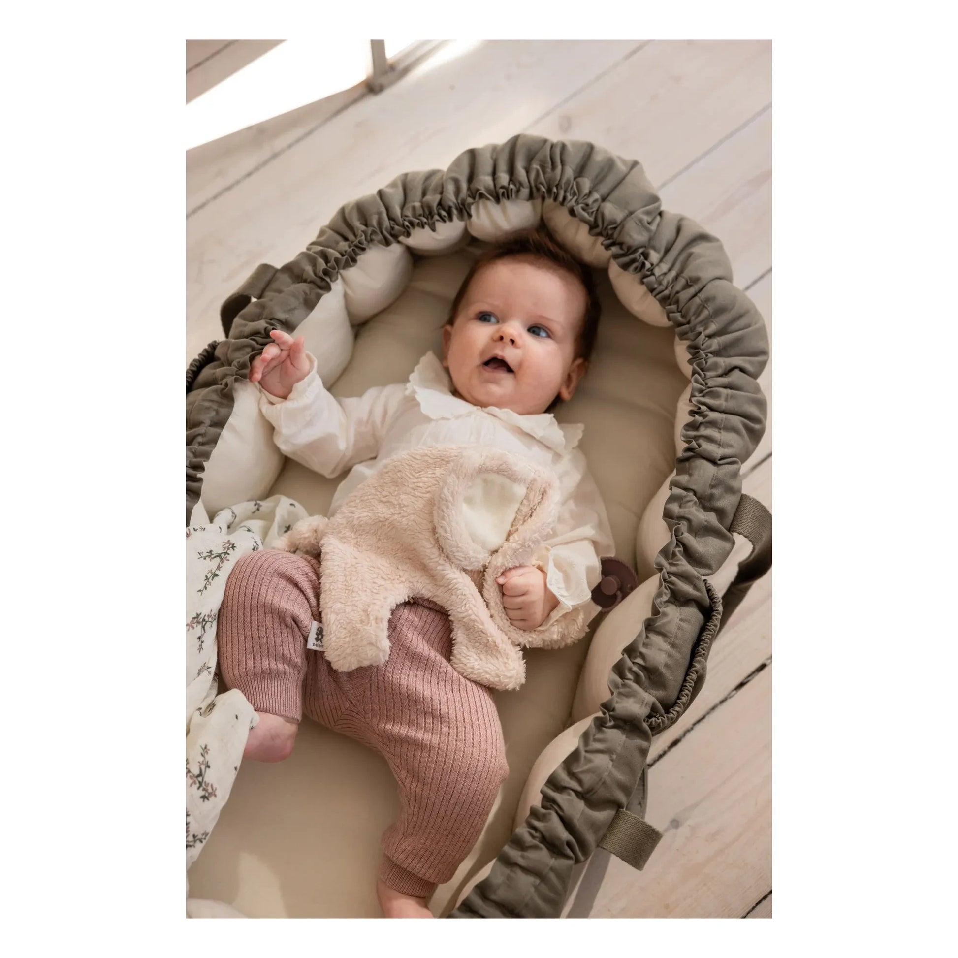 Sebra - 3 in 1 baby bassinet | Olive