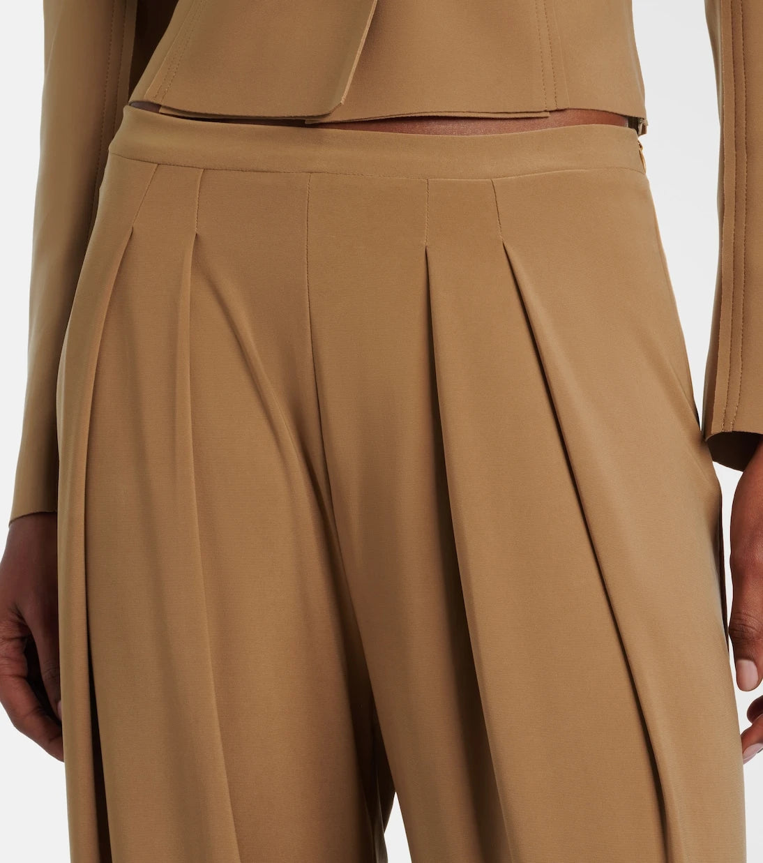 Norma Kamali - Pleated wide-leg pants