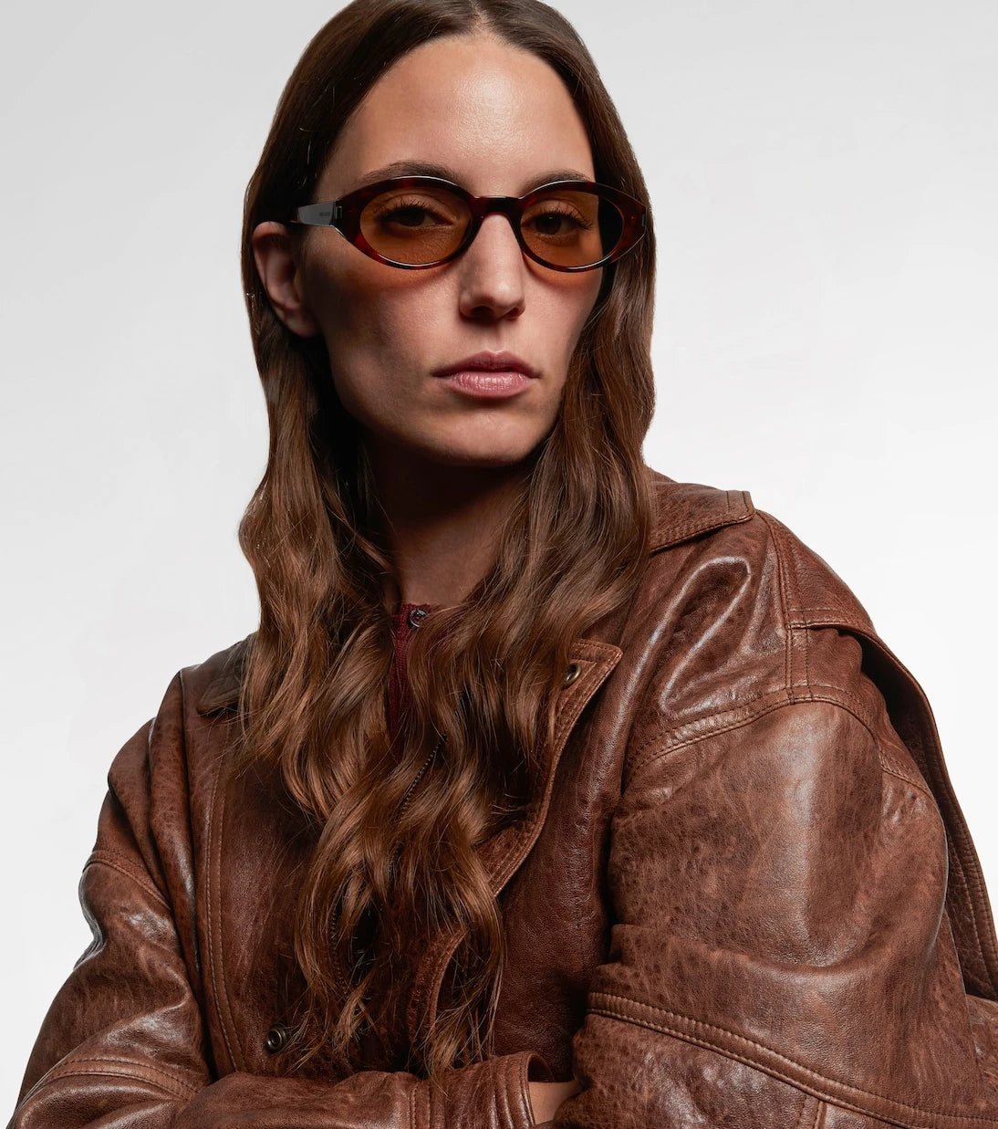 Saint Laurent - SL 567 oval sunglasses