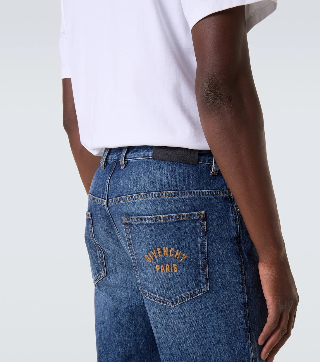Givenchy - Faded mid-rise straight jeans