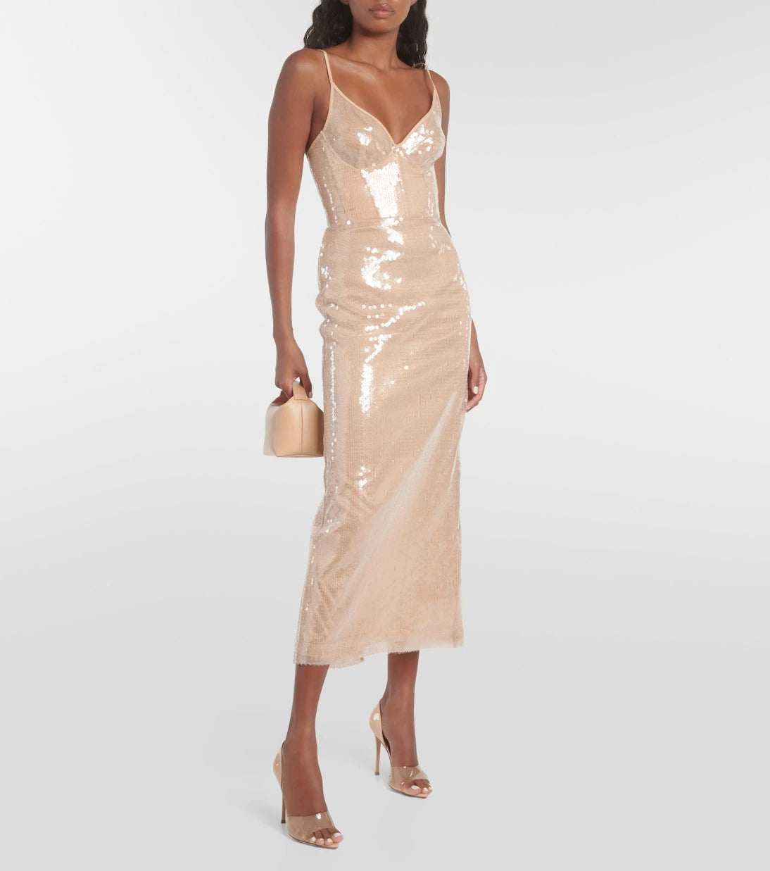 David Koma - Sequined midi dress