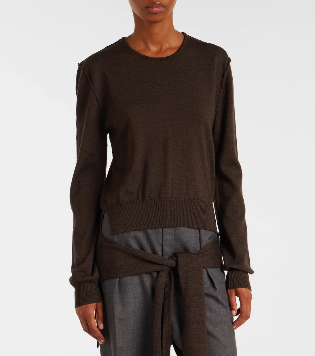 Lemaire - Trompe l'oeil wool-blend sweater
