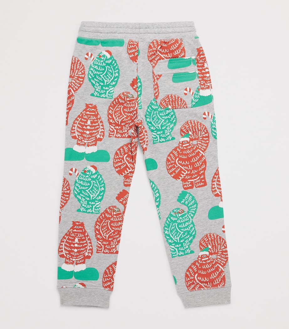 Organic Cotton Santa Print Sweatpants (3-14 Years)