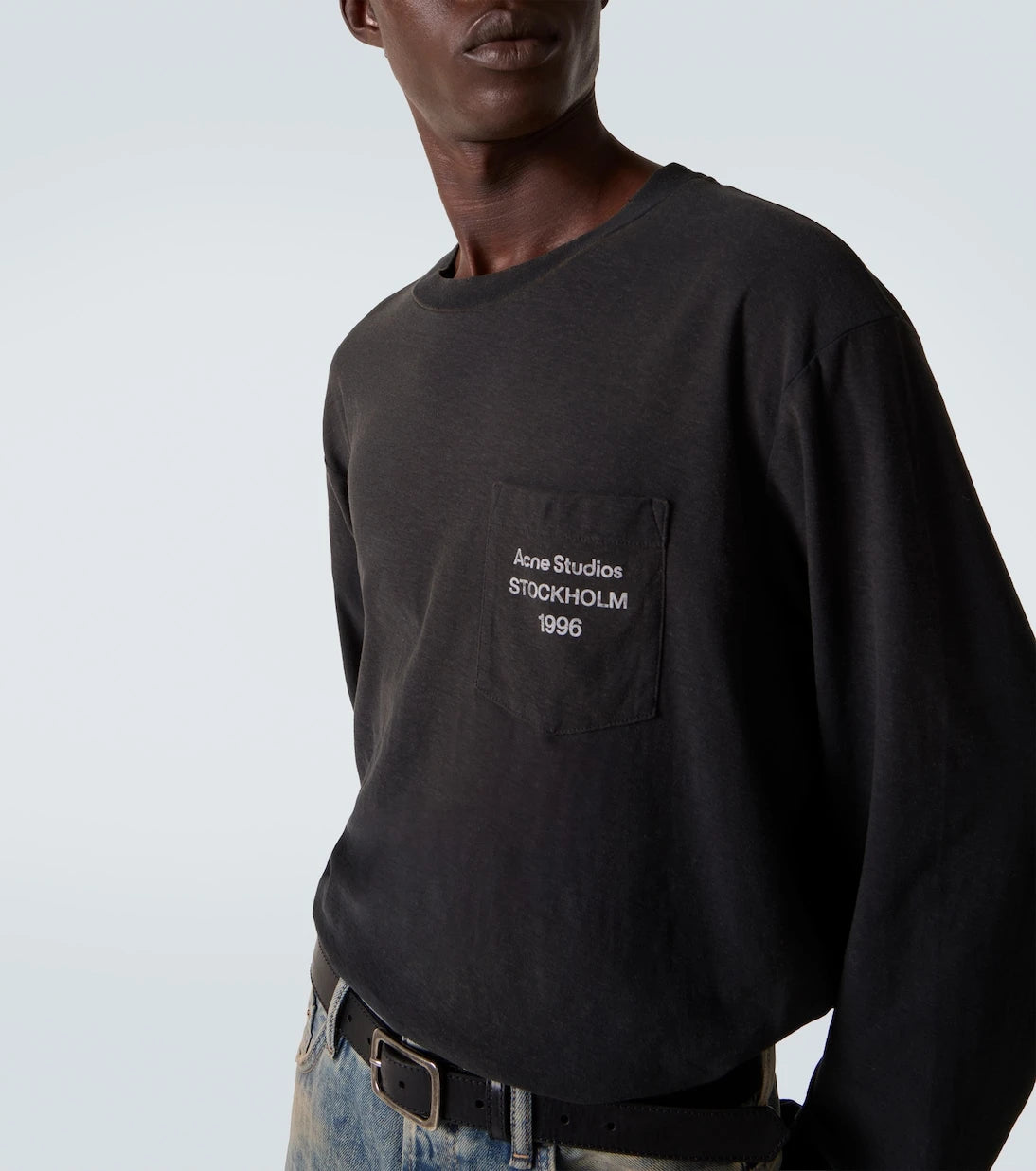 Acne Studios - Distressed cotton-blend T-shirt