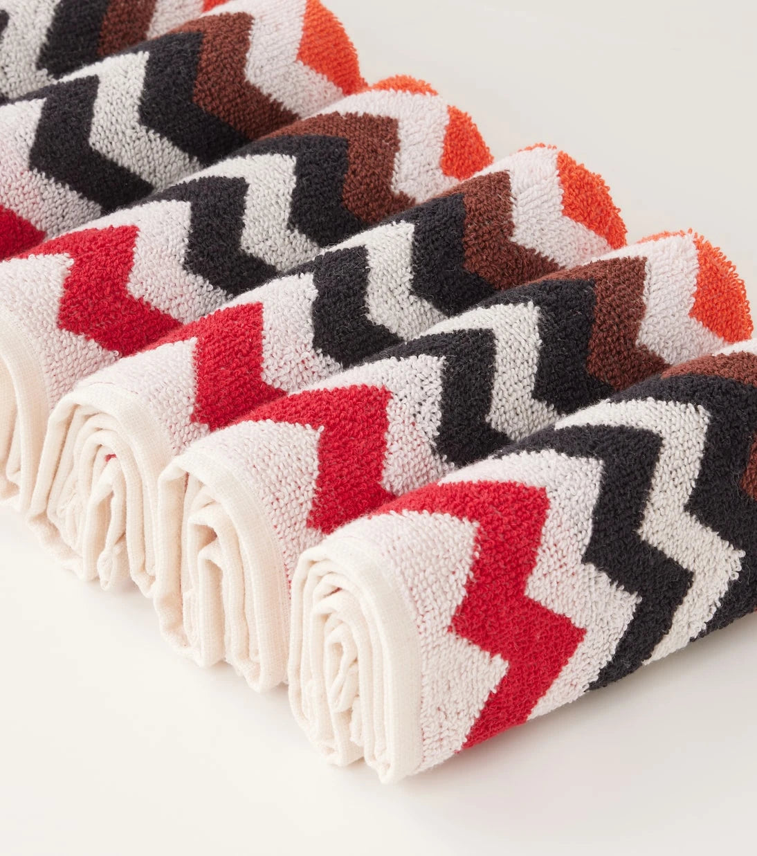 Missoni - Zigzag set of 6 cotton face towels