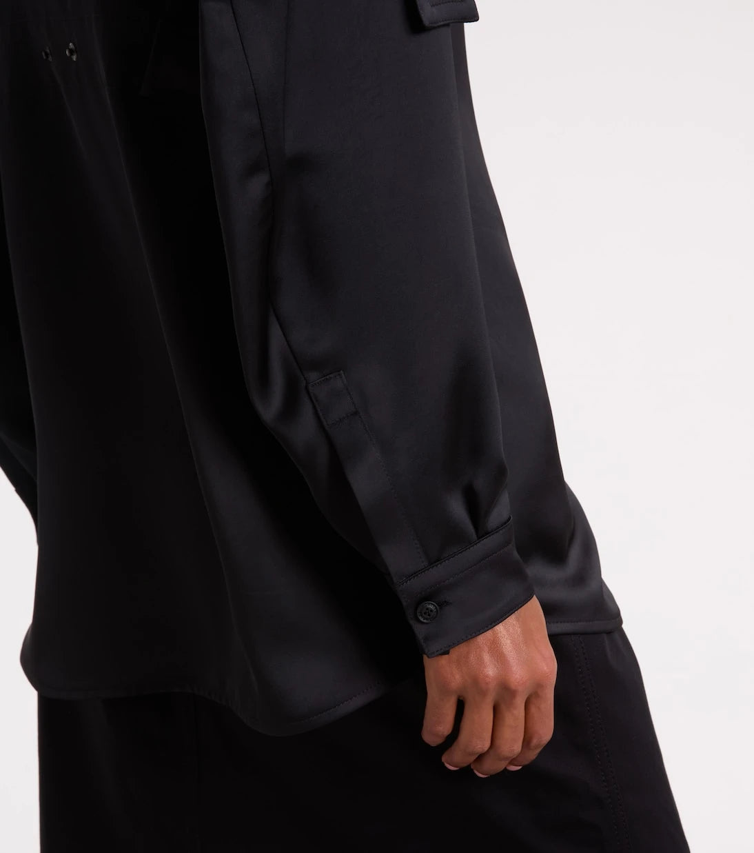 Moncler Genius - x EE72 by Edward Enninful satin shirt