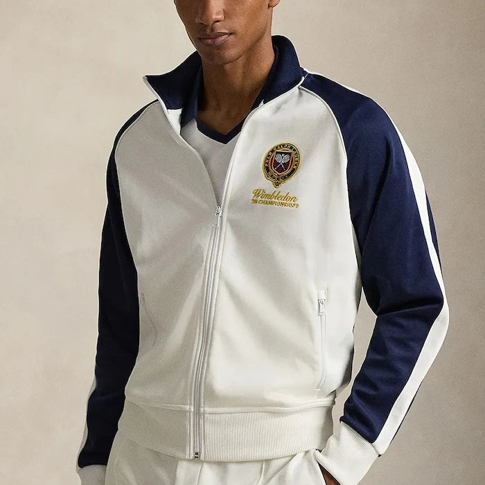 Polo Ralph Lauren erkek pamuklu fermuarlı sweatshirt Wimbledon