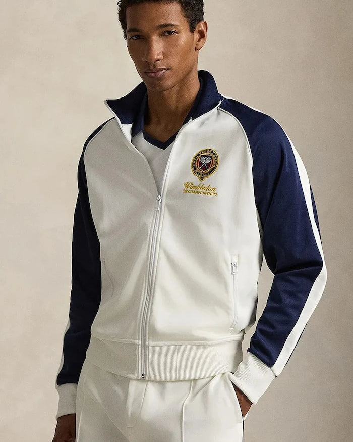 Polo Ralph Lauren erkek pamuklu fermuarlı sweatshirt Wimbledon