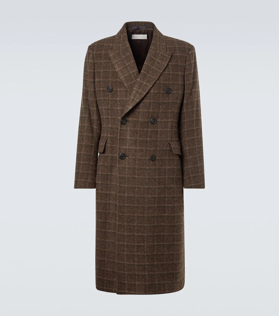 Our Legacy - Whale checked virgin wool coat