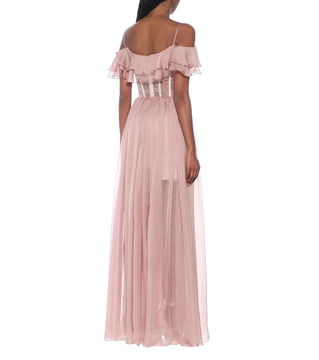 Rasario - Off-shoulder silk gown