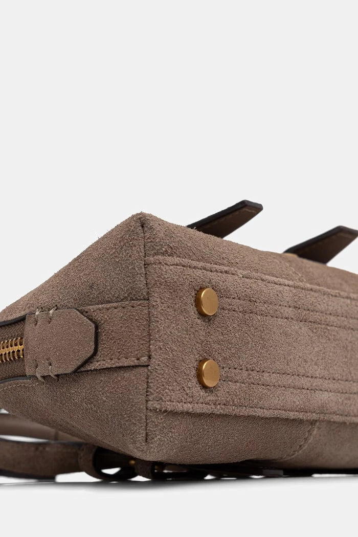 Pinko Horizontal Kadın Süet Baguette Çanta