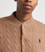 Polo Ralph Lauren Brown Wool-Cashmere Bomber Jacket