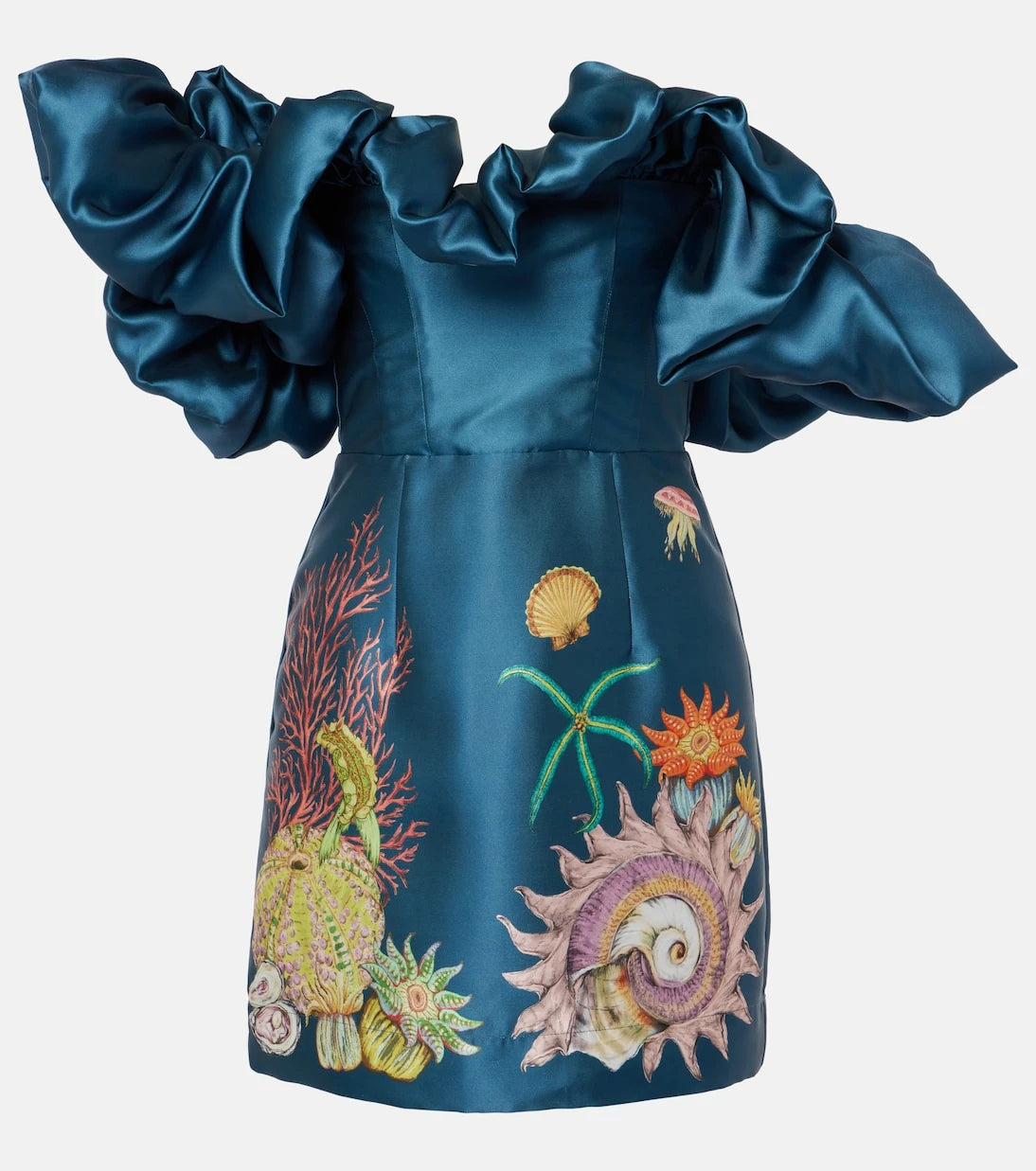 Alémais - Dorian printed ruffled minidress