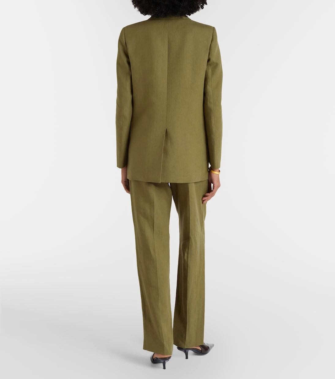 Blazé Milano - Midday Sun linen wide-leg pants