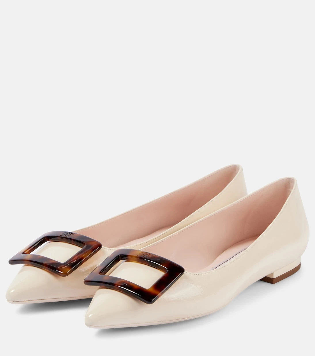 Roger Vivier - Gommettine Ball leather ballet flats