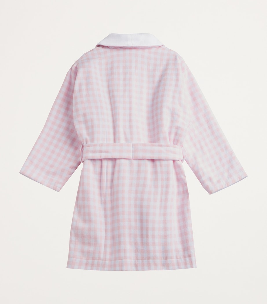 Trotters Check Ballerina Margot Bathrobe (12-24 Months)