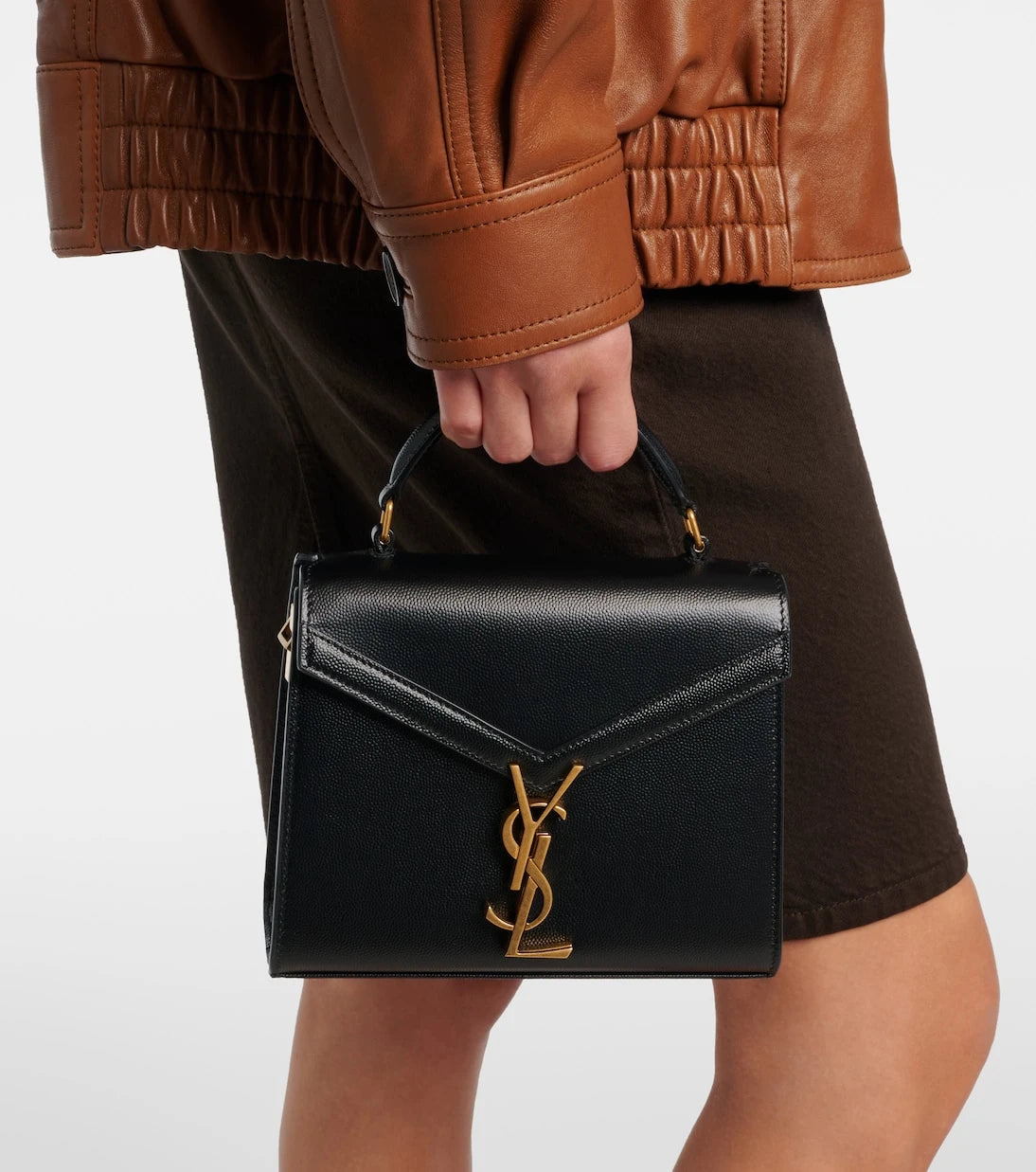 Saint Laurent - Cassandra Mini leather shoulder bag