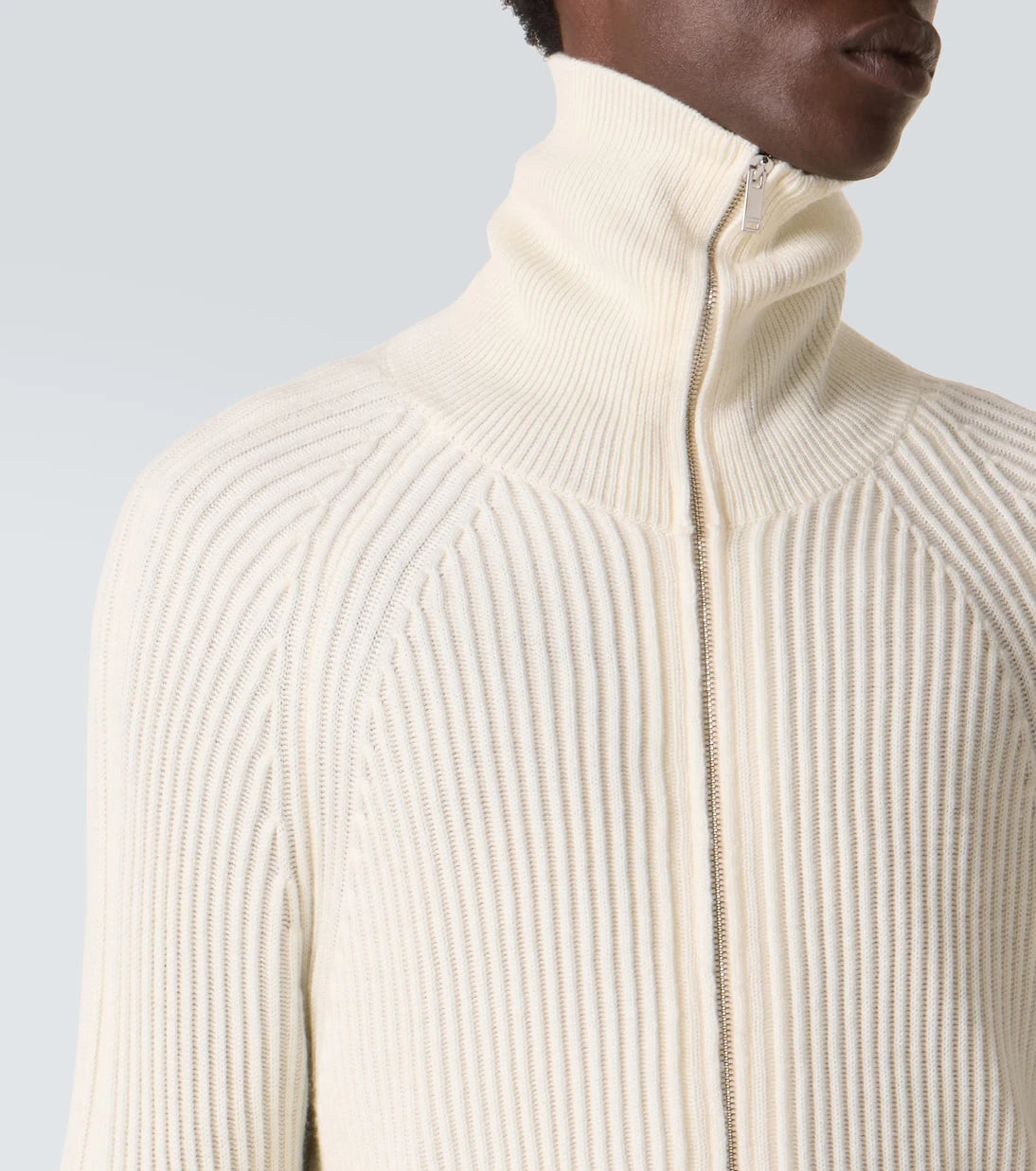 Slowear - Virgin wool zip-up cardigan