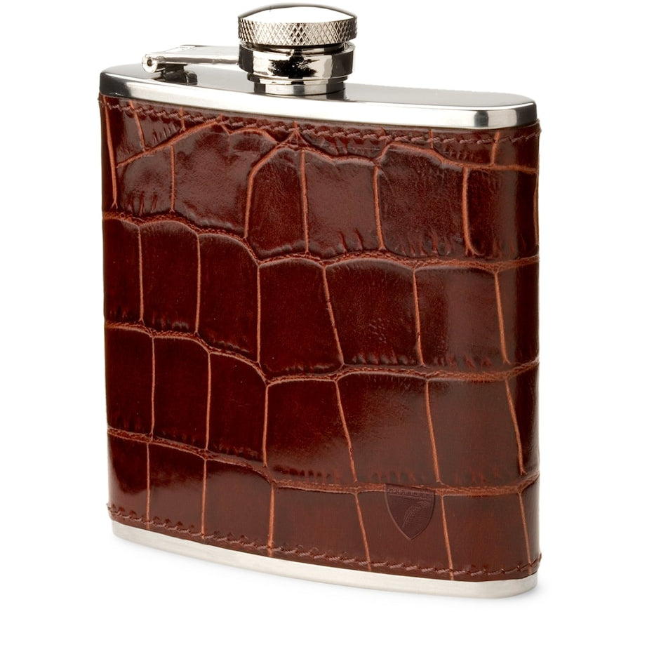 Mock Crocodile Hip Flask