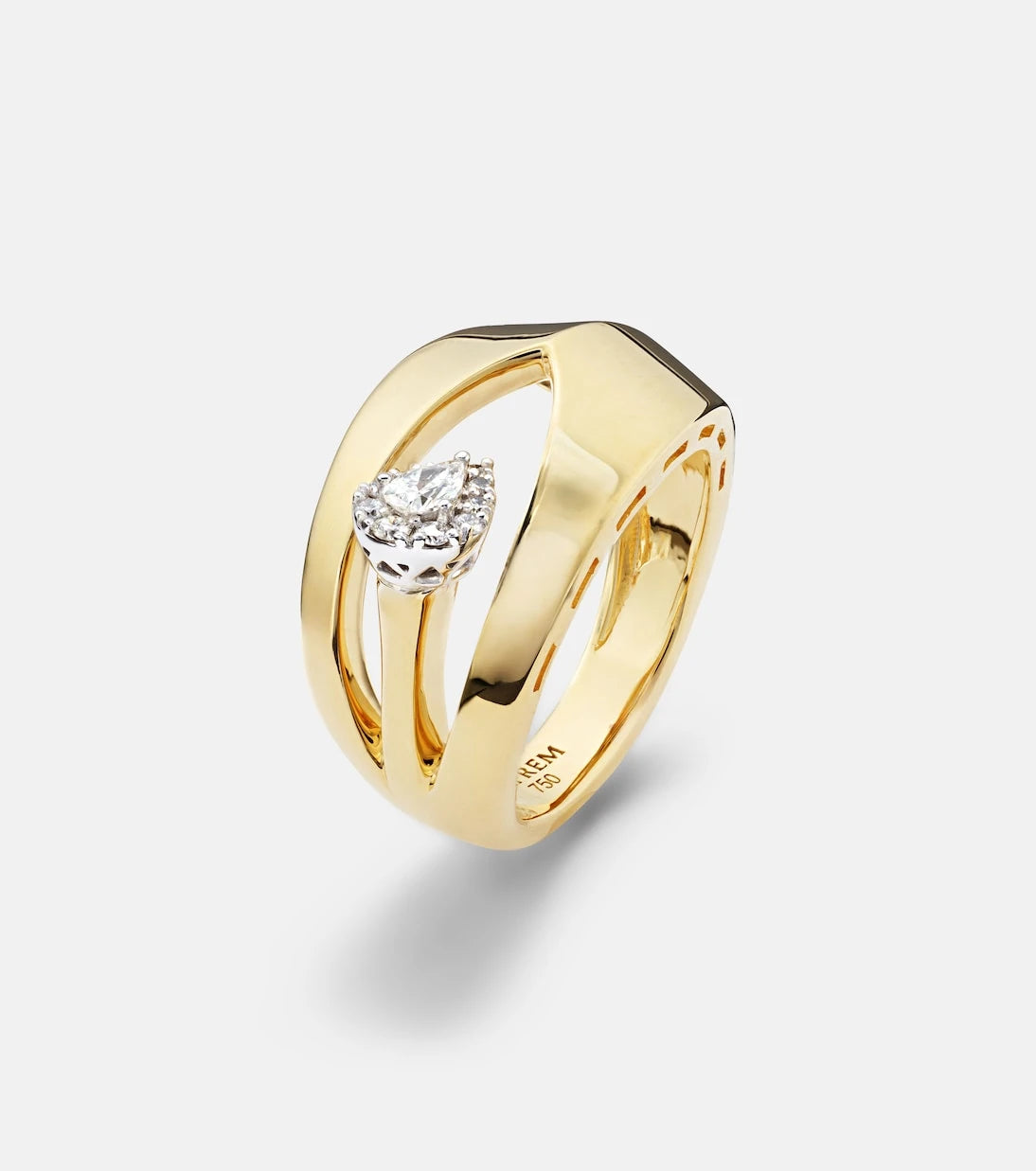Yeprem - 18kt gold ring with diamonds
