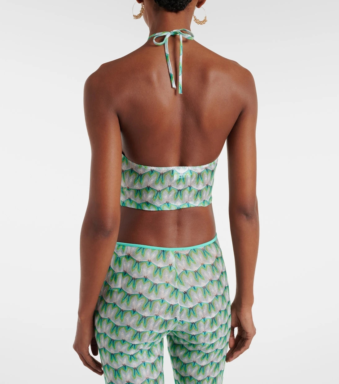 Missoni - Halterneck crop top