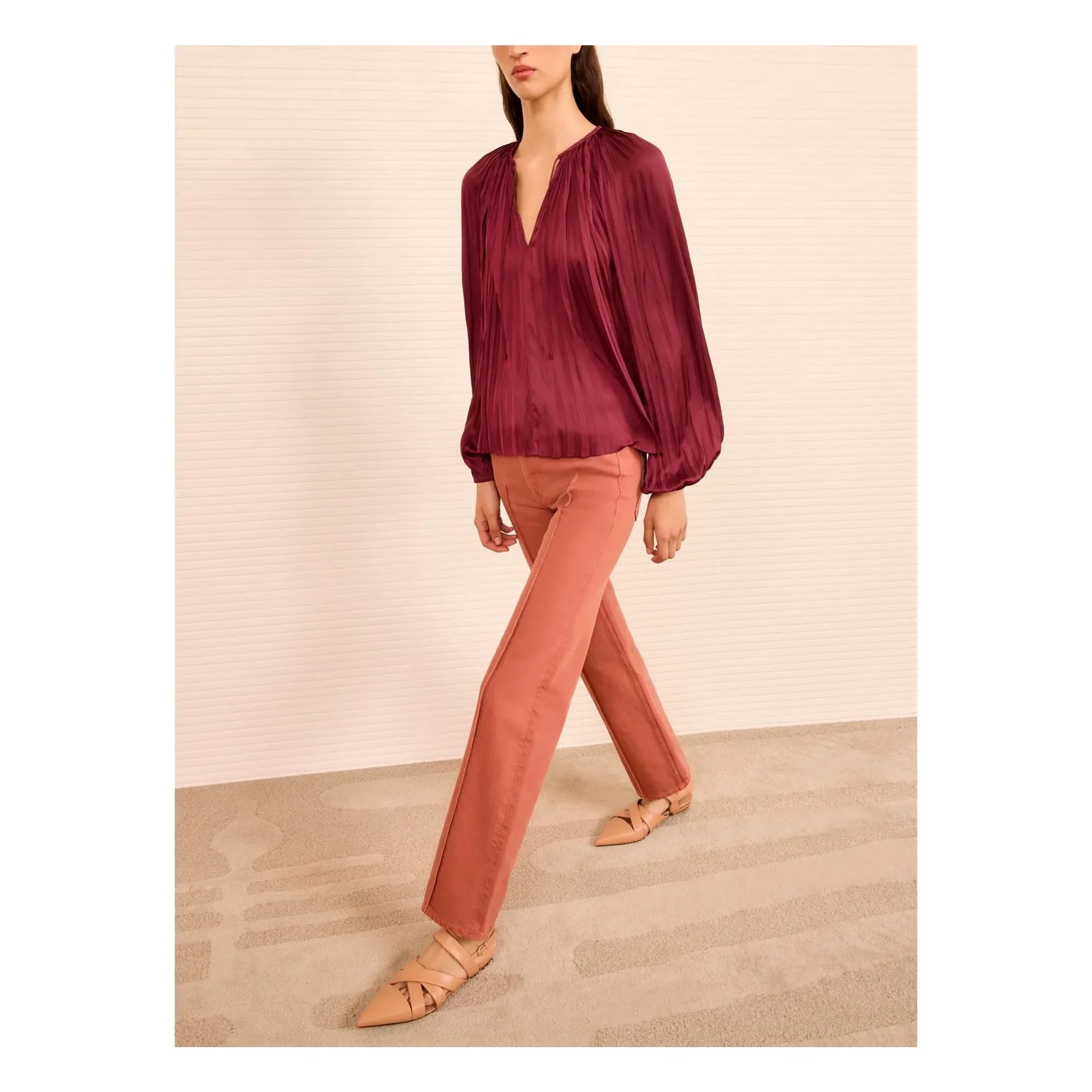 Ulla Johnson - Electra blouse  | Burgundy