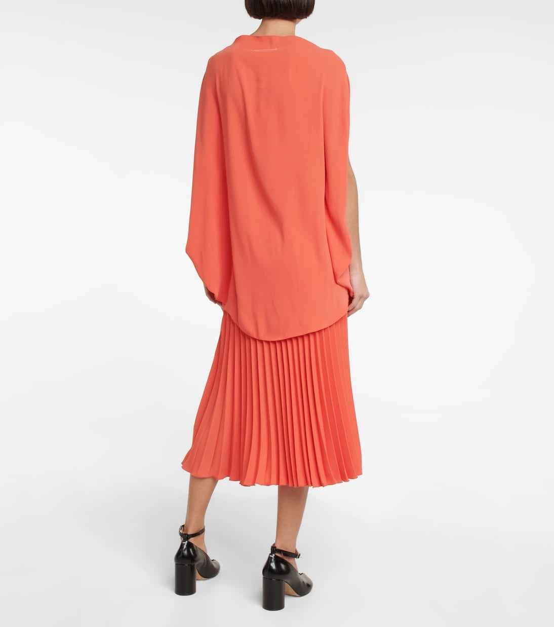 MM6 Maison Margiela - Draped satin top
