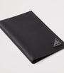 Prada Saffiano Leather Logo Passport Holder
