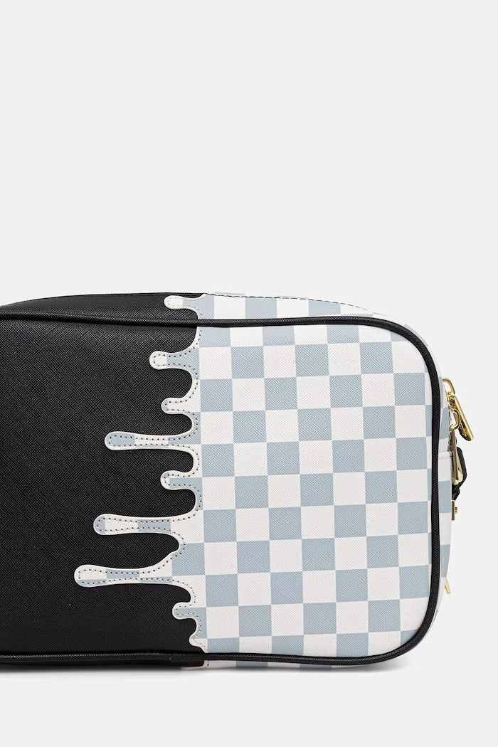Sprayground suni deri kozmetik çantası