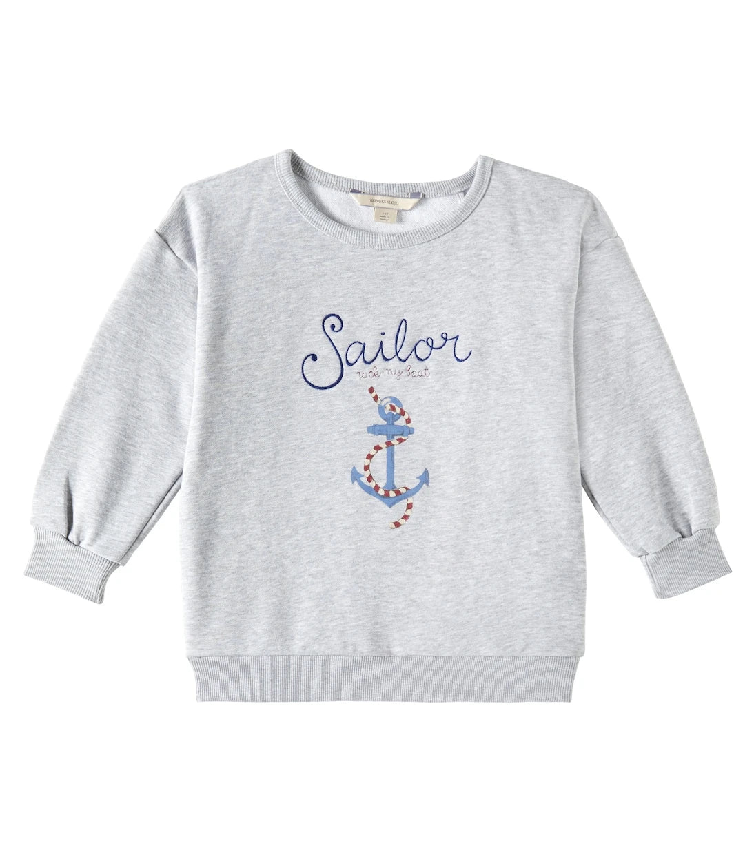 Konges Sløjd - Lou embroidered cotton-blend sweatshirt