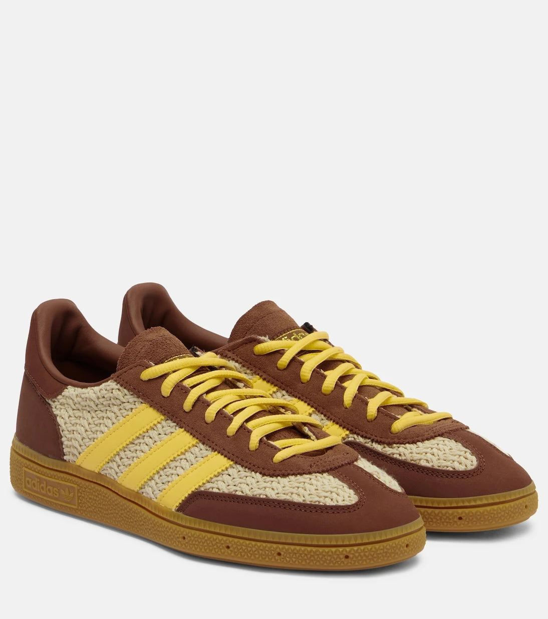 Adidas - Handball Spezial suede-trimmed sneakers