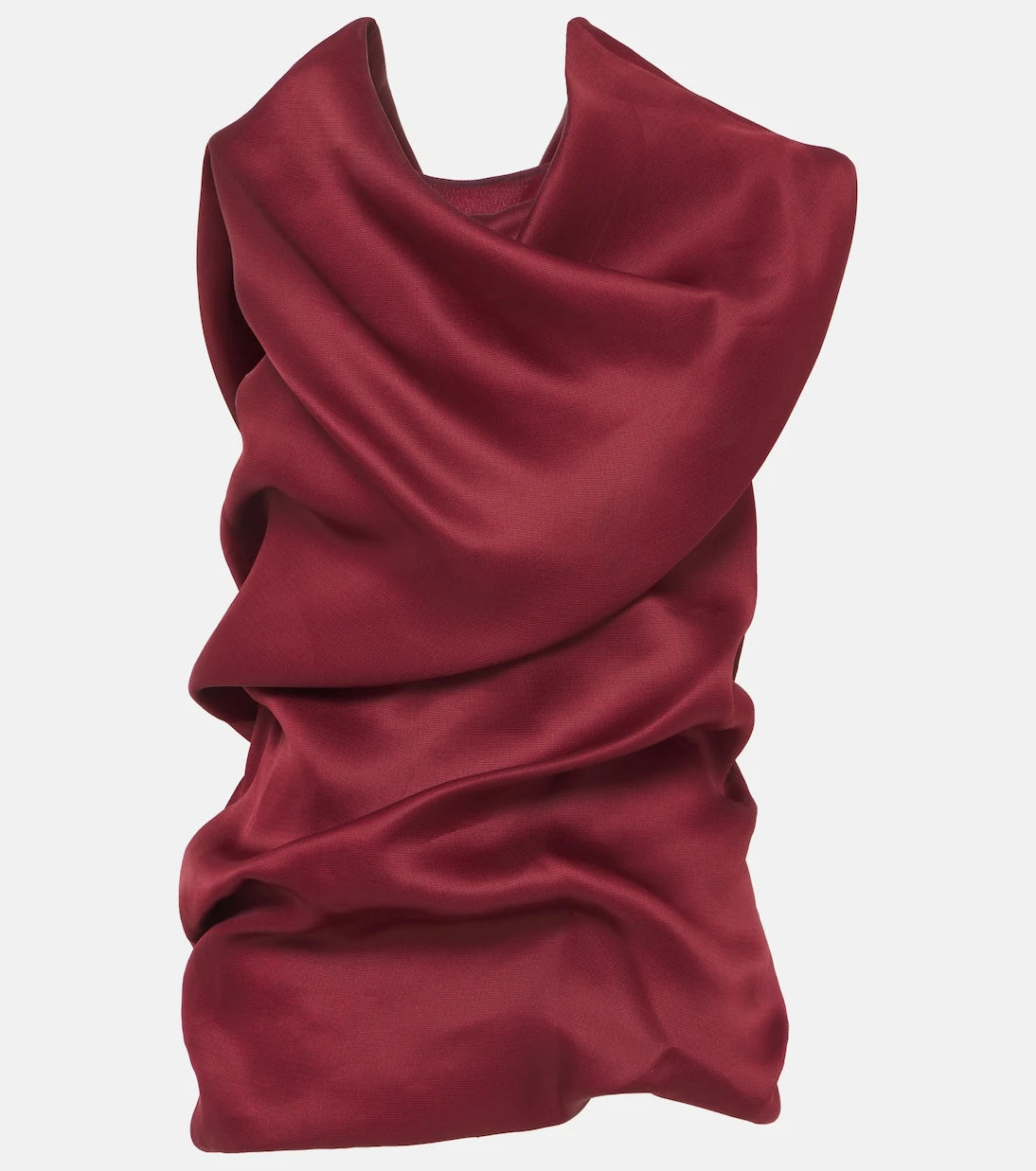 Khaite - Luola draped silk top