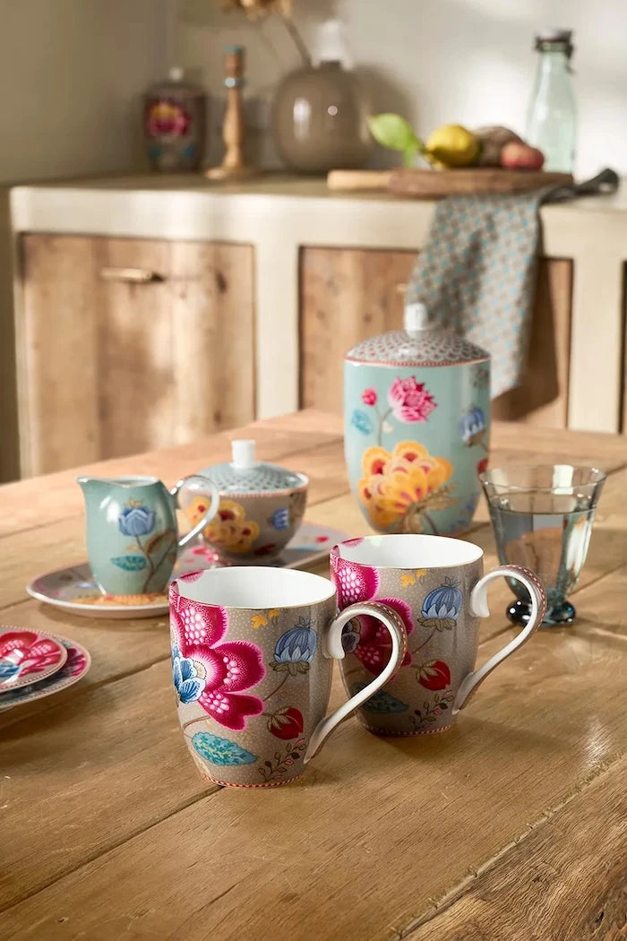 Pip Studio Sırlı Porselenden Seramik Fincan Seti 450 ml