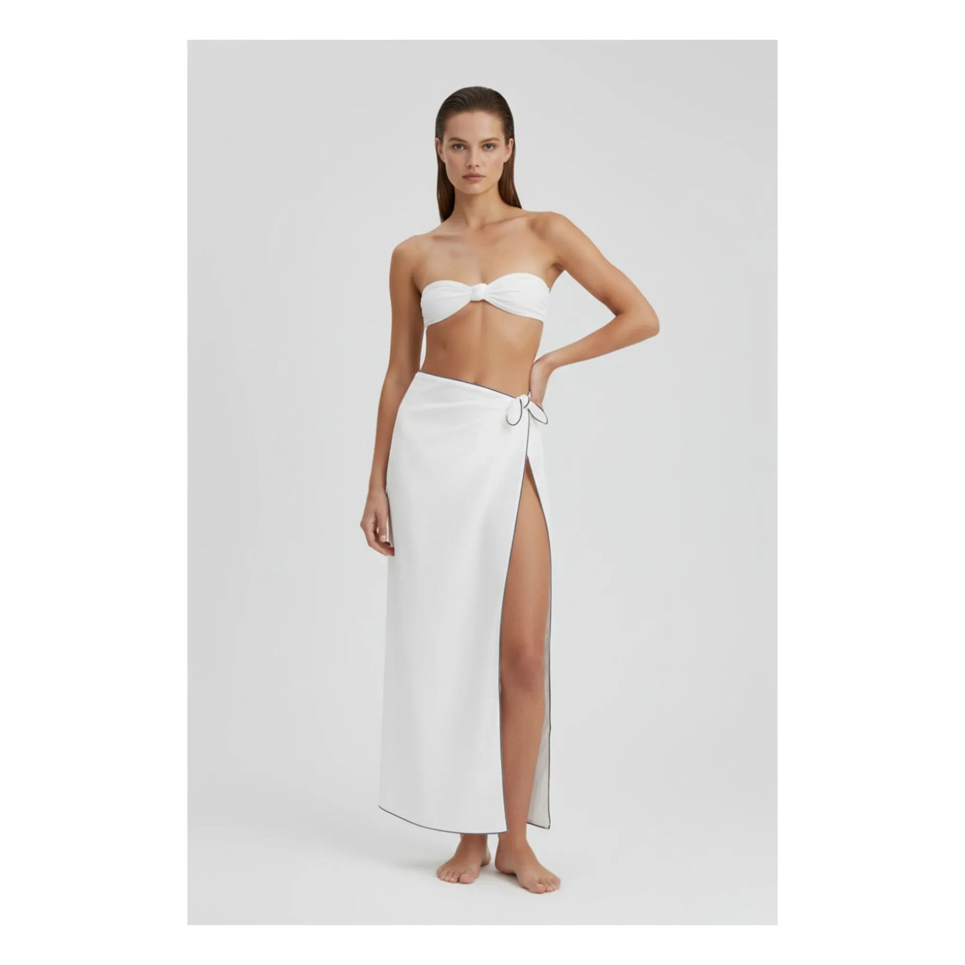 Vanessa Sposi - Linen pareo | Ivory