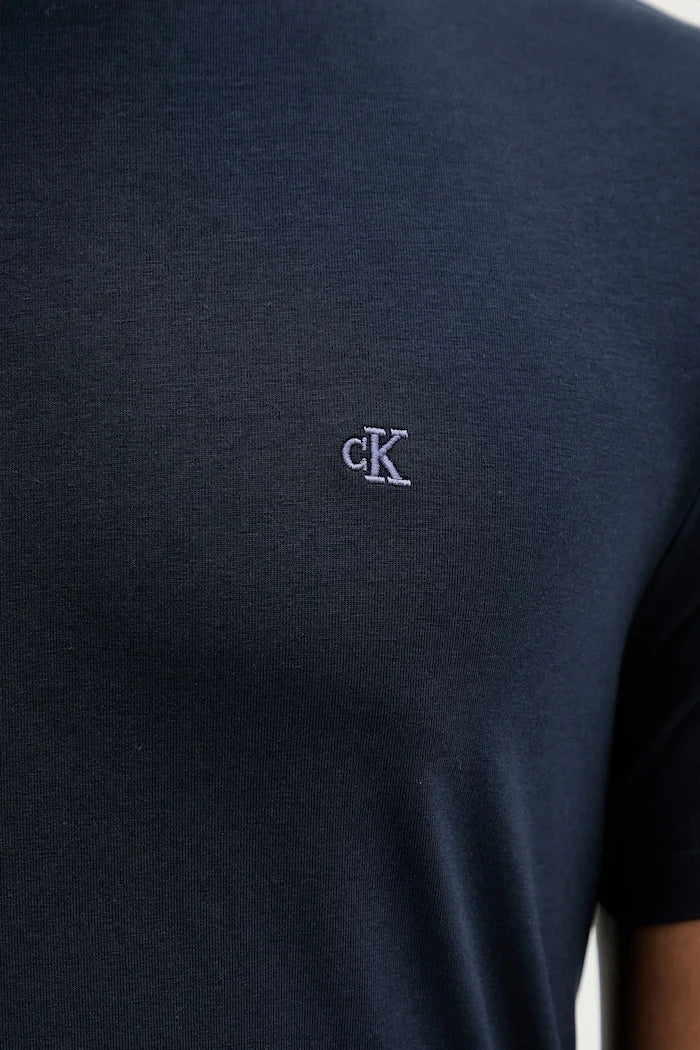 Calvin Klein pamuk ve elastanlı erkek tişörtü