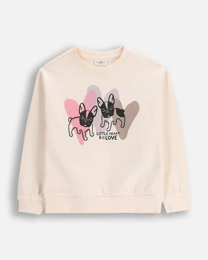 Coccodrillo çocuk pamuklu sweatshirt
