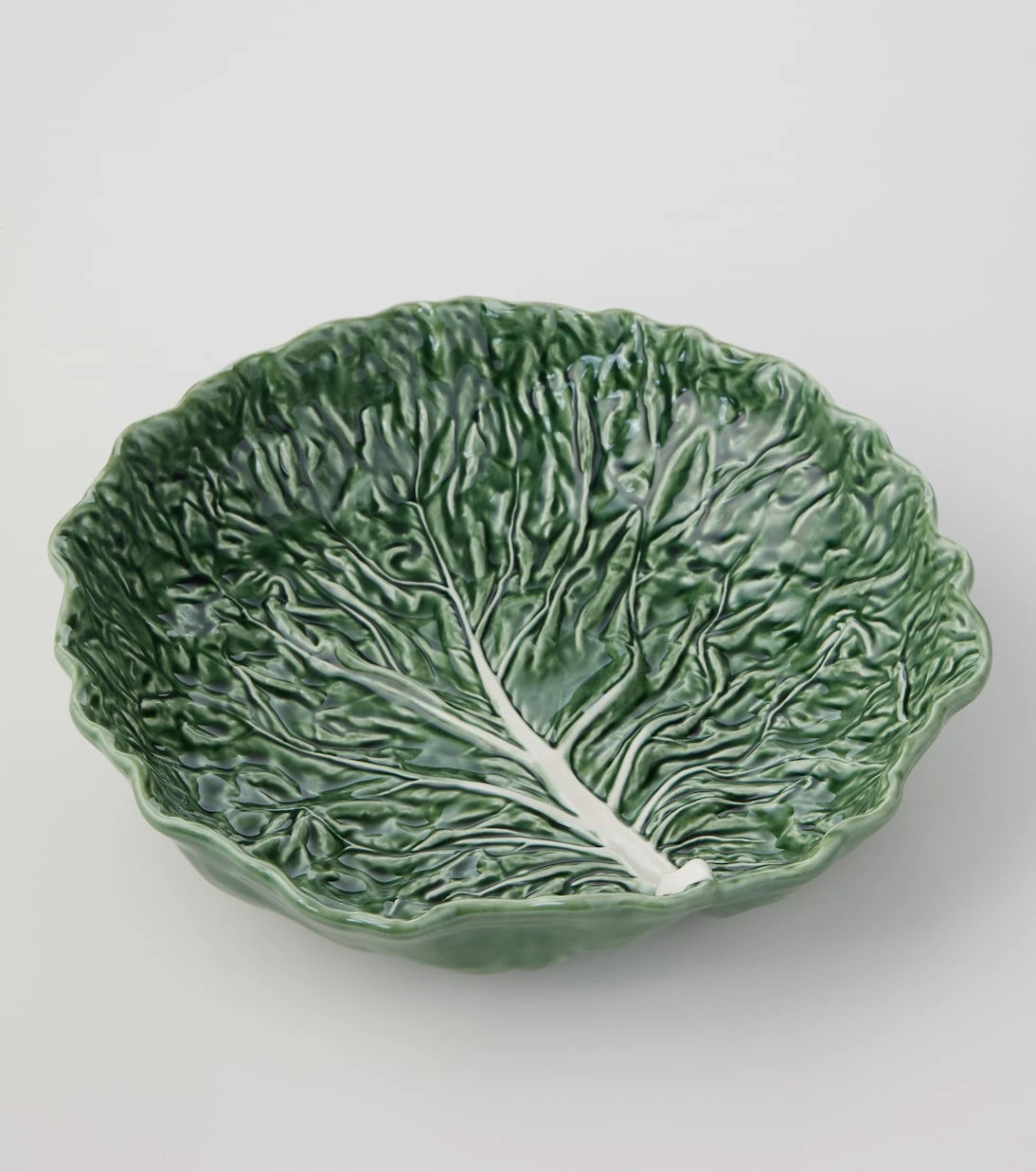Bordallo Pinheiro - Cabbage earthenware salad bowl
