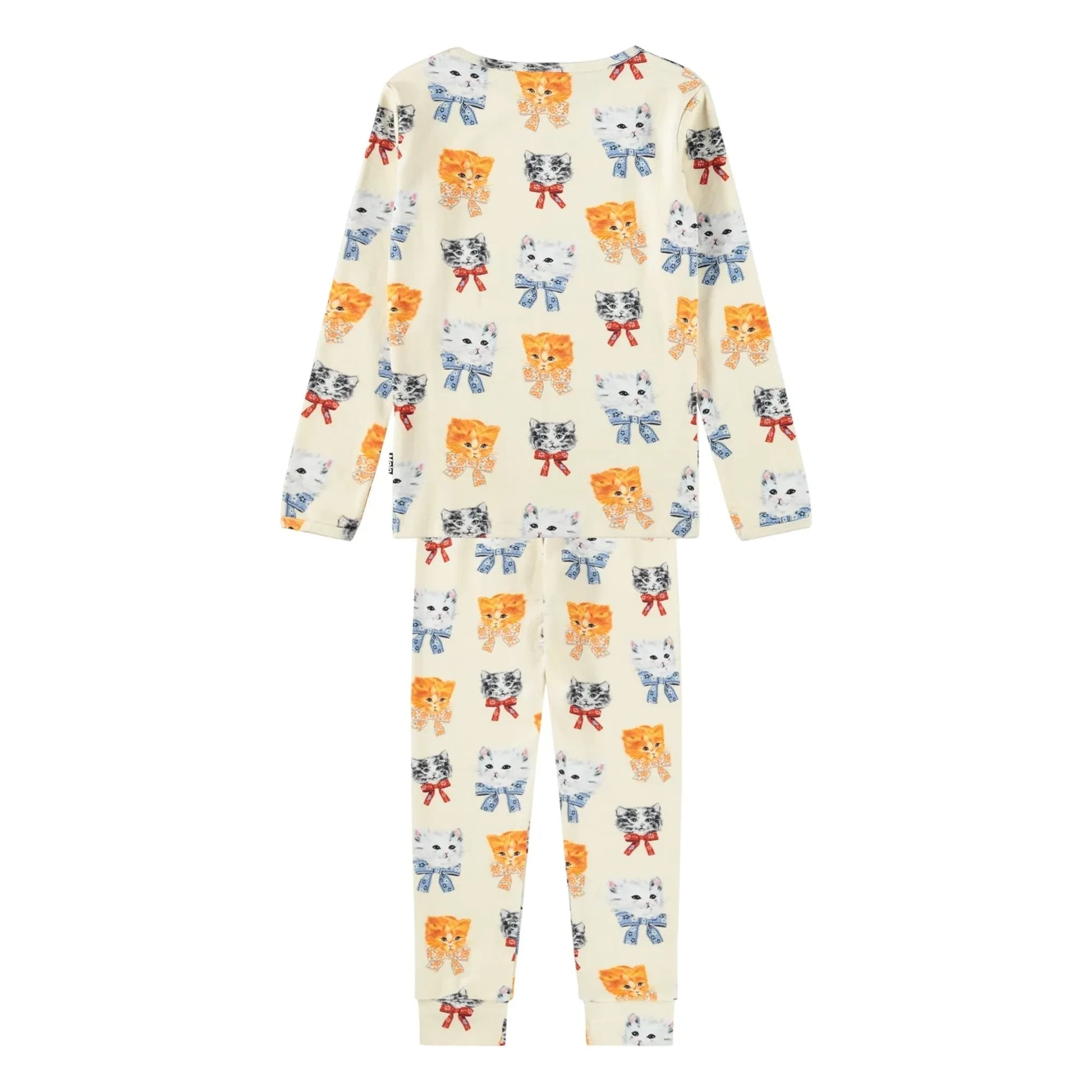Molo - Pyjamas Lue Cats Organic Cotton | White - Ivory