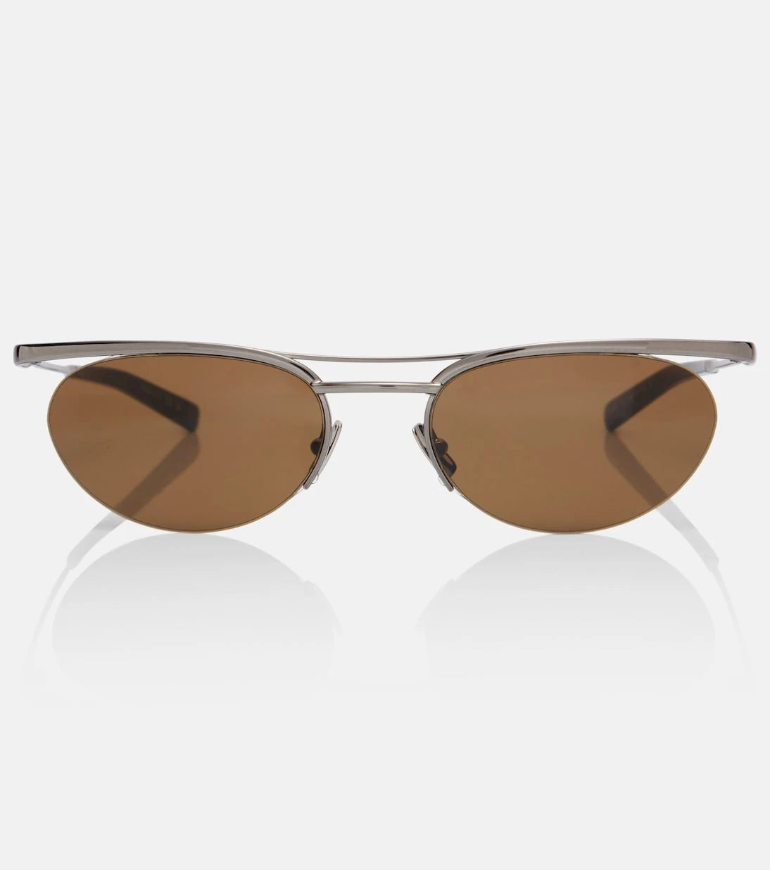 Saint Laurent - SL Logo oval sunglasses