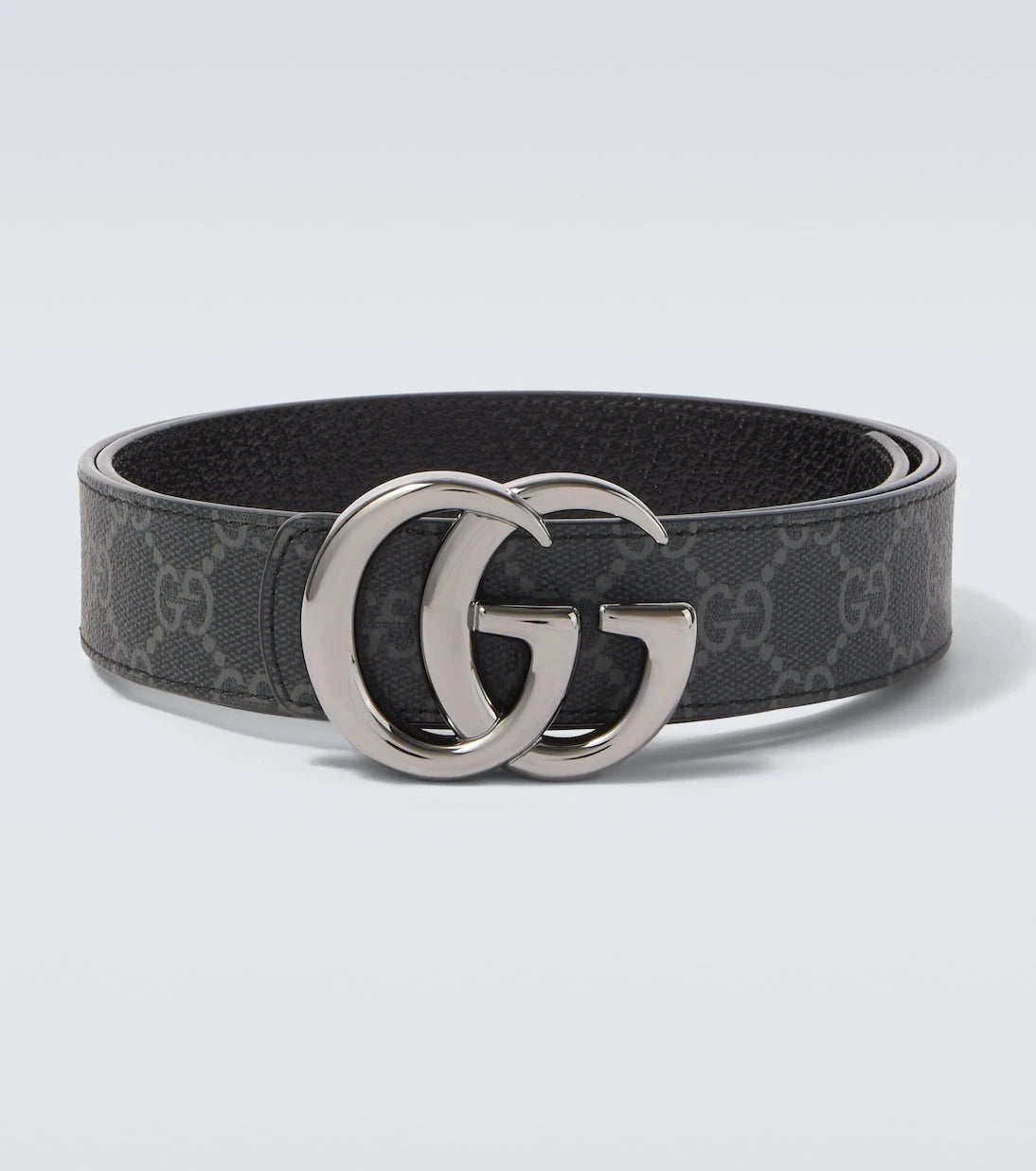 Gucci - حزام جلد GG Marmont قابل للعكس