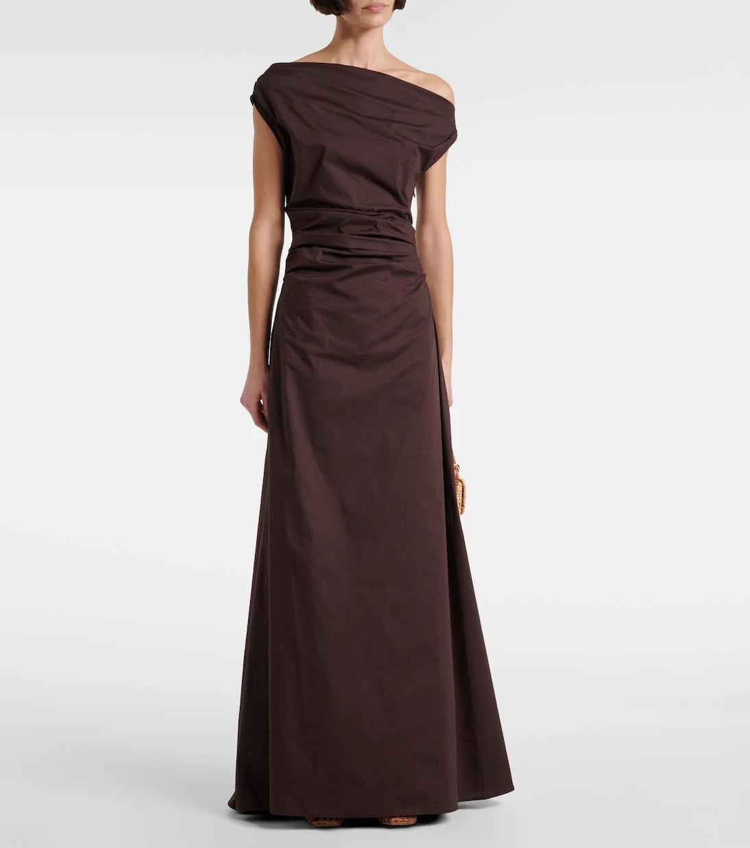 Staud - Phare one-shoulder cotton maxi dress