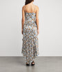 Veronica Beard Multi Silk Floral Avenel Midi Dress