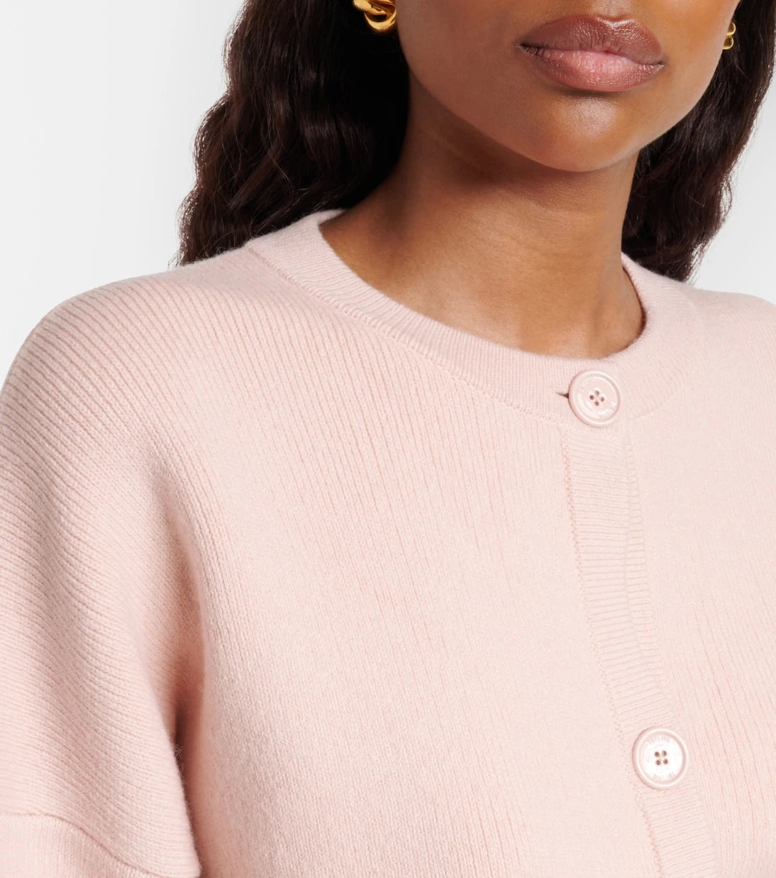 Toteme - Cropped wool-blend cardigan