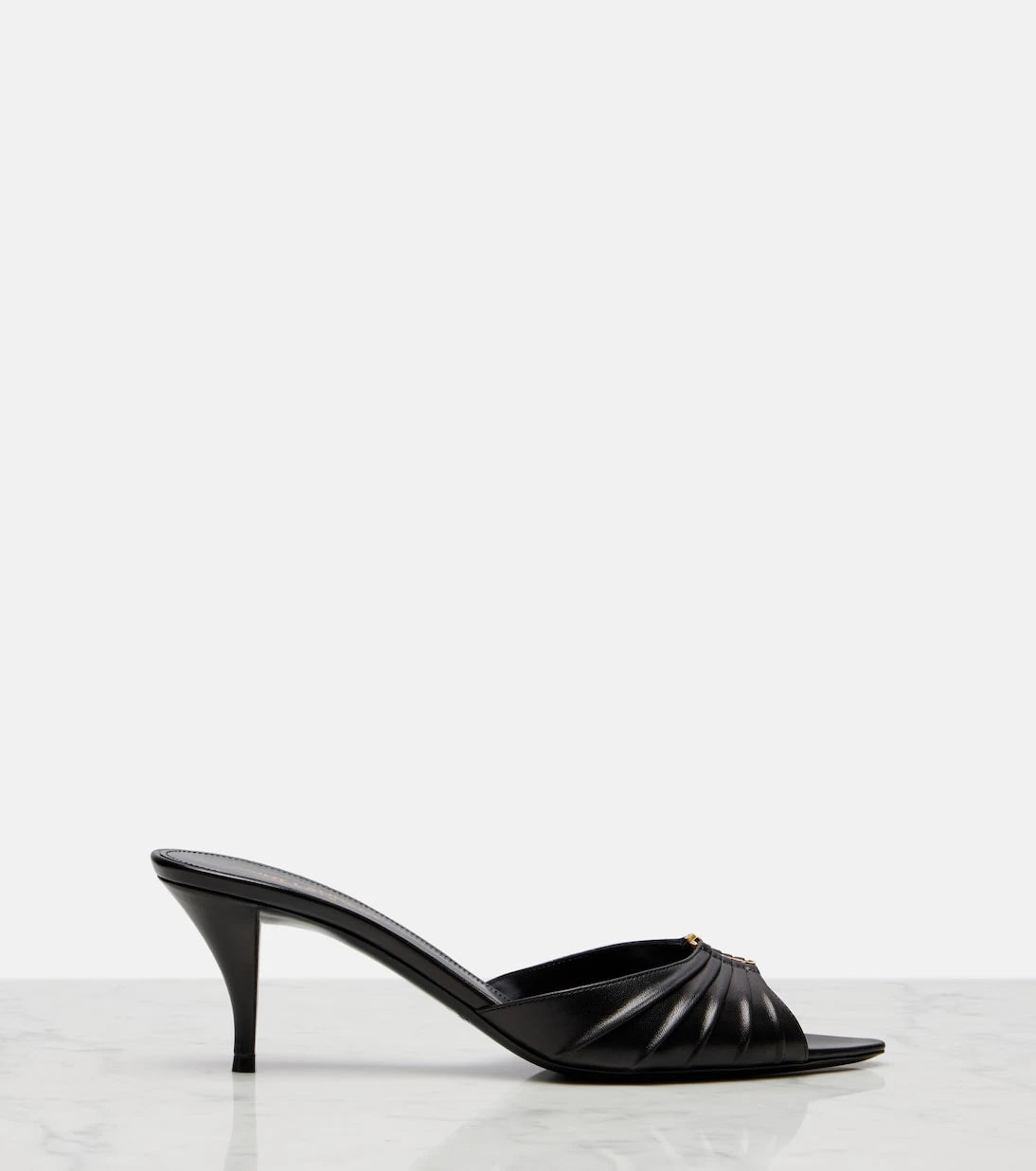 Saint Laurent - Babylone 60 leather mules