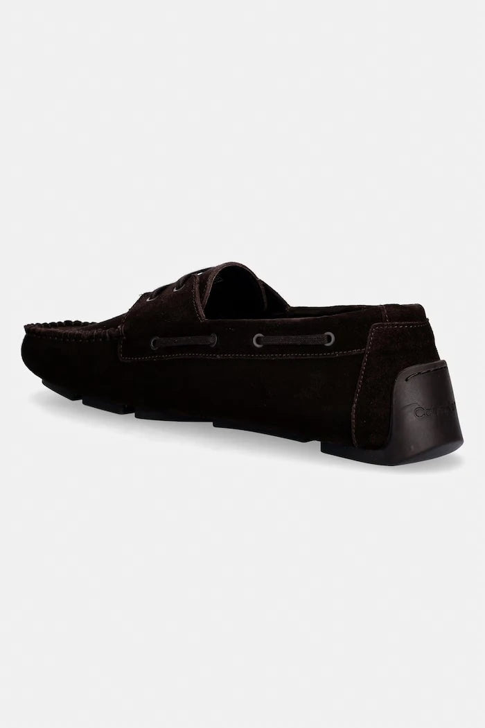 Calvin Klein Erkek Süet Mokasen DRIVER BOAT SU
