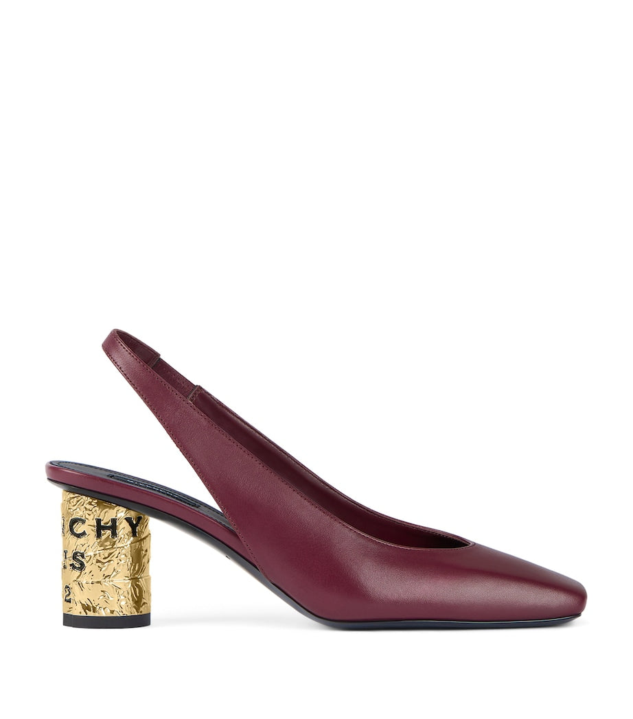 Givenchy Leather Tape Slingback Pumps 65