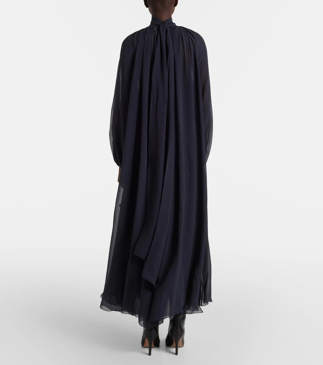 Chloé - Gathered silk georgette maxi dress