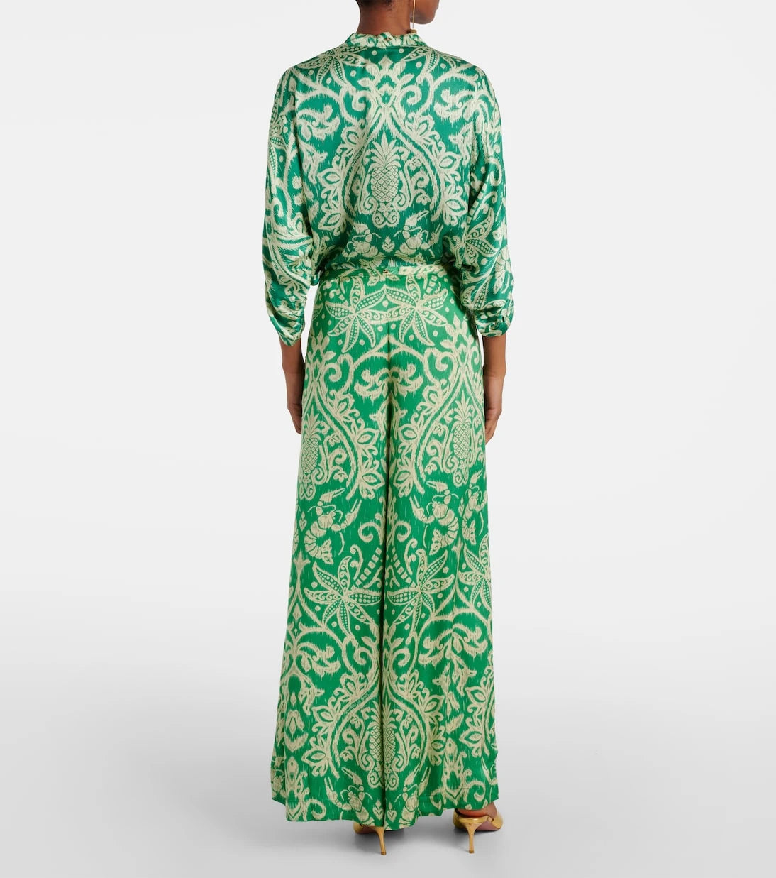Poupette St Barth - Clea printed wide-leg pants