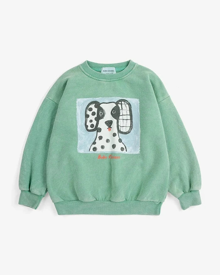 Bobo Choses Van Dog sweatshirt çocuk pamuklu sweatshirt